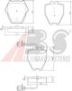 VAG 4D0698151R Brake Pad Set, disc brake